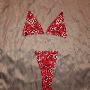 Red Bandana Bikini